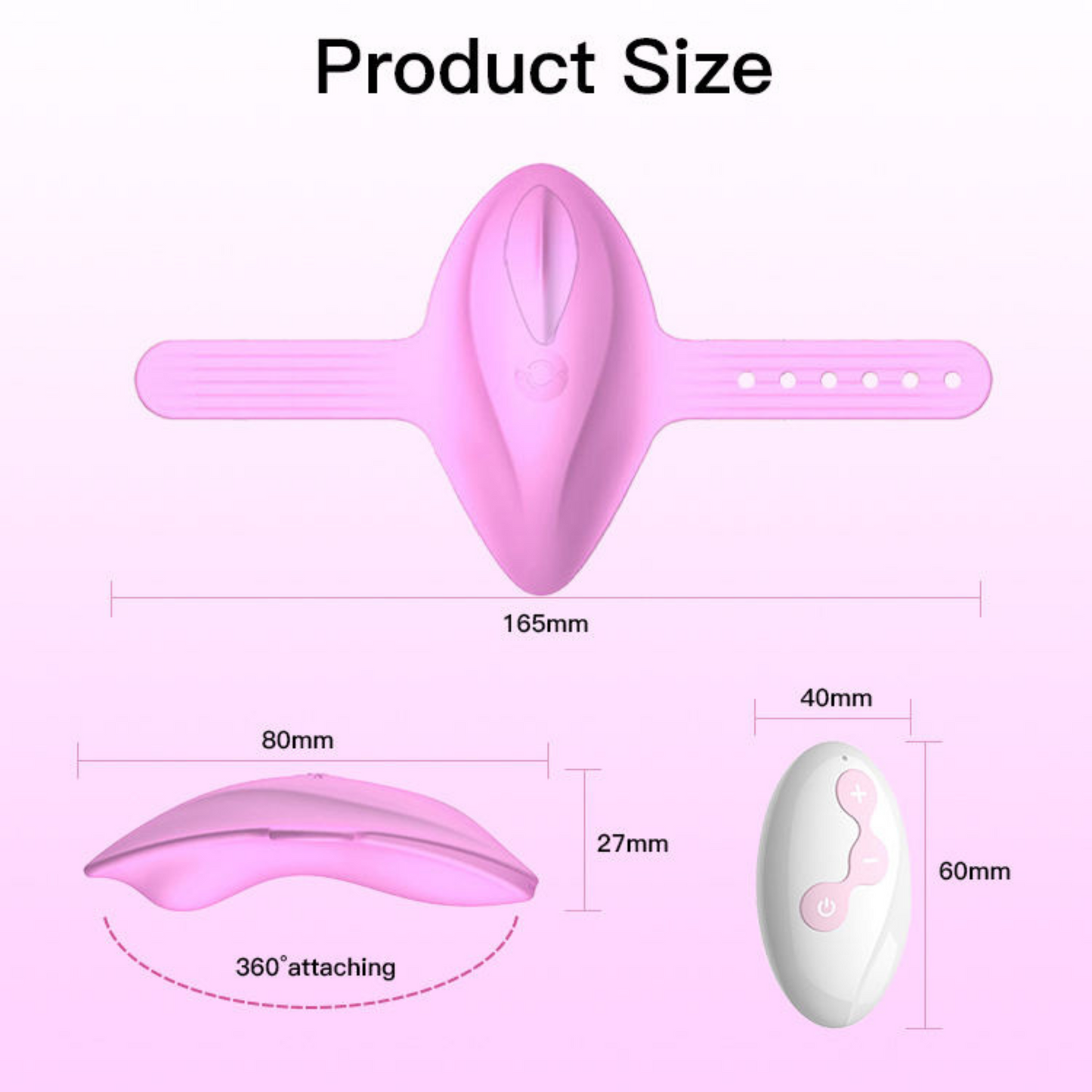 Remote Control Wearable Vibrater - Love Fantasy High