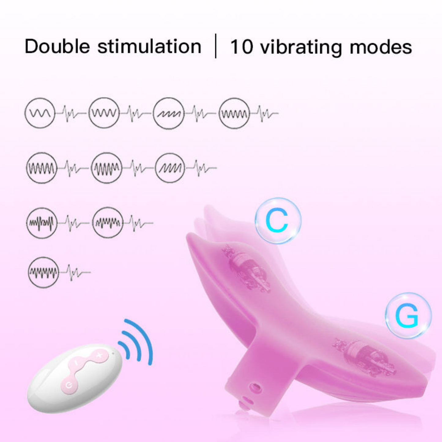 Remote Control Wearable Vibrater - Love Fantasy High 